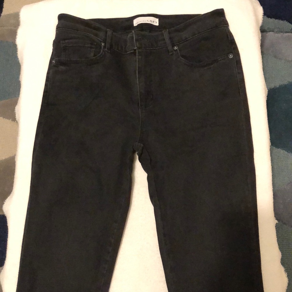 LOFT black modern skinny jeans - Size 28 / 6
